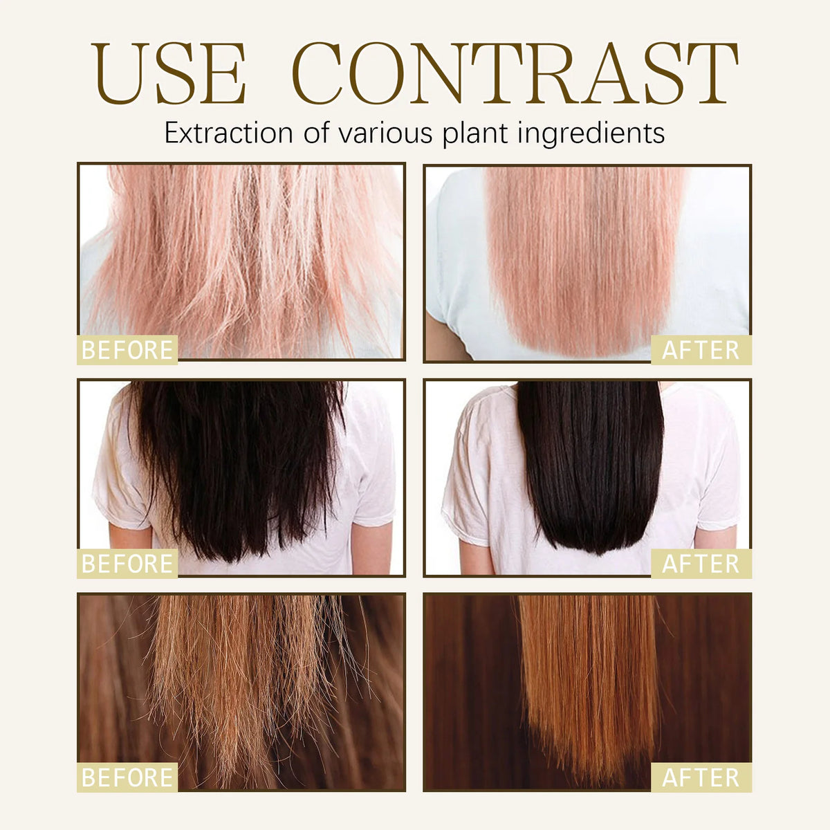Batana Oil Hair Repair Mask for Dry Damaged Hair and Scalp Nourishment