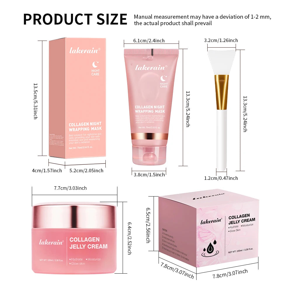 Collagen Overnight Wrapping Peel-Off Mask for Hydrating and Firming Skin - 11