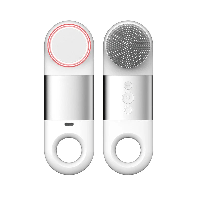 Heated and Cooling Facial Cleansing Brush for Deep Skin Exfoliation