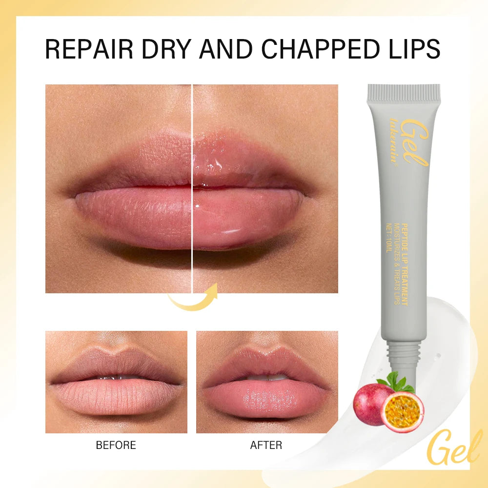 Peptide Moisturizing Lip Treatment Gel for Soft and Nourished Lips