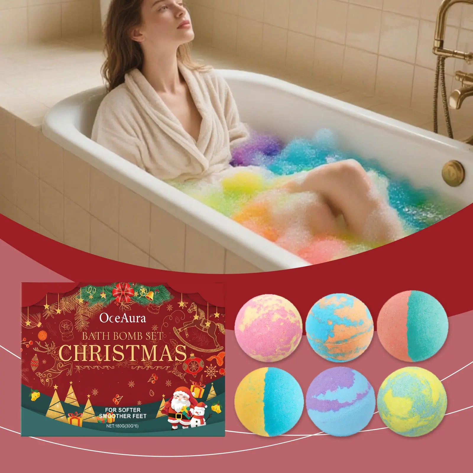 Scented Surprise Bath Bomb Gift Set for Kids and Adults - 2