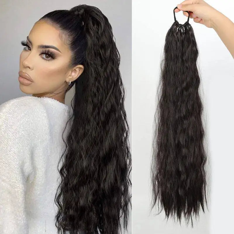 18-Inch Wavy Synthetic Ponytail Extension