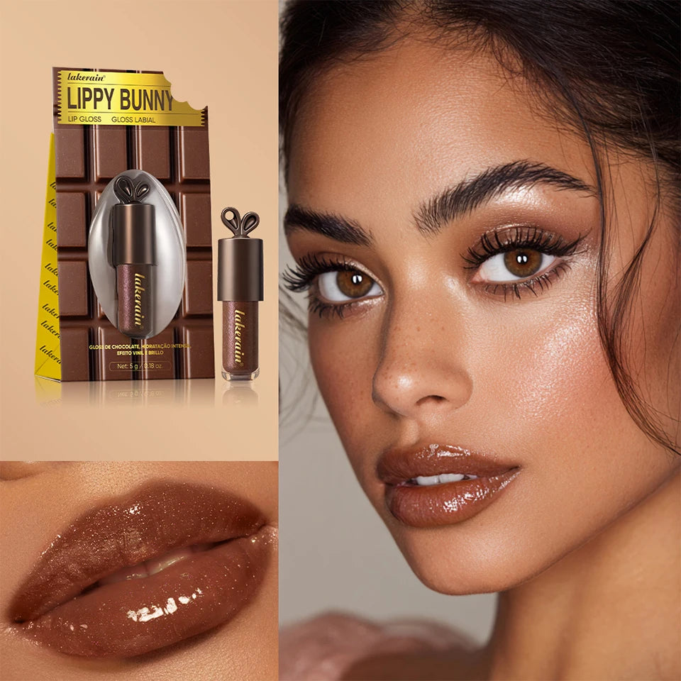 Honey and Chocolate Moisturizing Lip Gloss Set for Hydrated Lips - 21