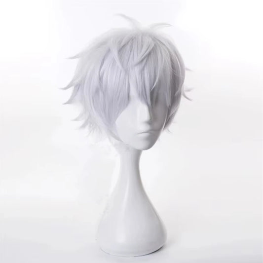 Short White Anime Character Cosplay Wig