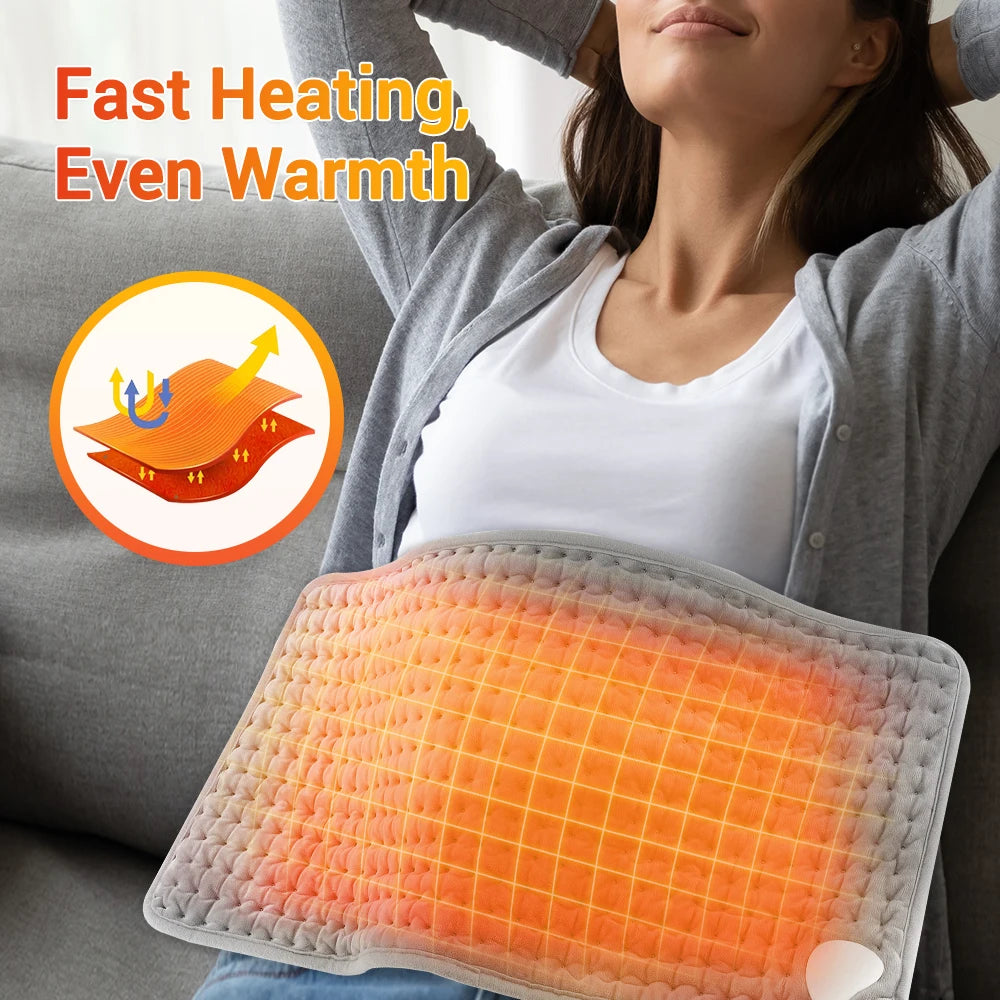 Electric Heated Waist and Back Relief Wrap with Adjustable Settings