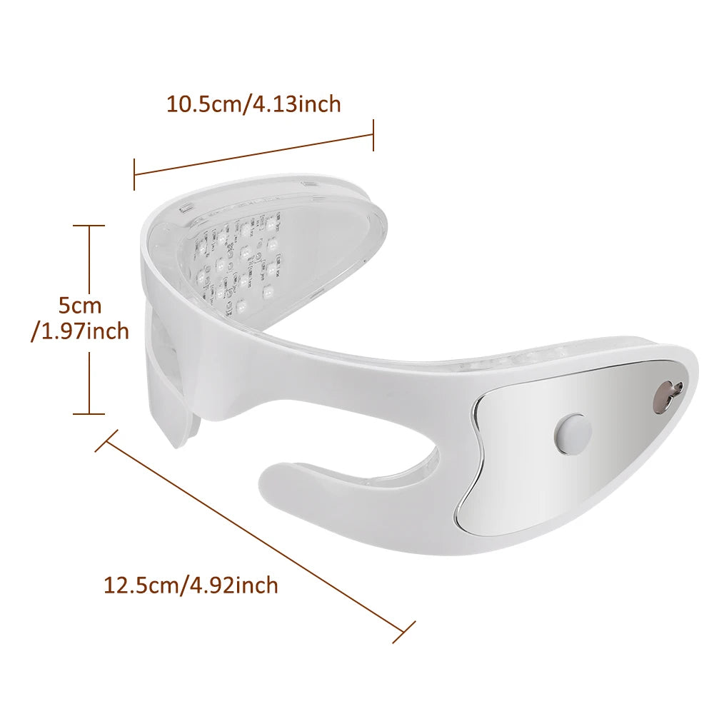 3D LED Red Light Therapy Eye Massager for Fatigue and Dark Circles - 11