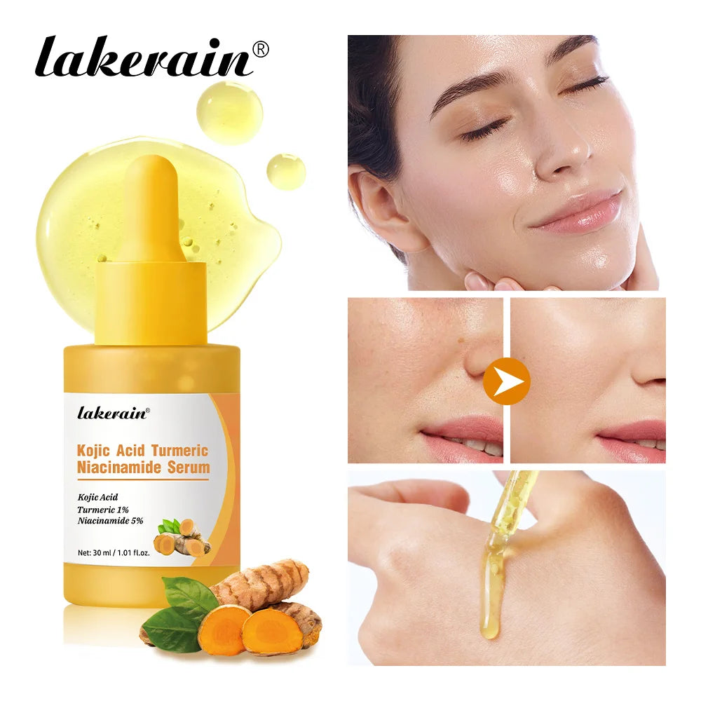 Brightening Turmeric and Kojic Acid Serum for Radiant Even Skin Tone - 1