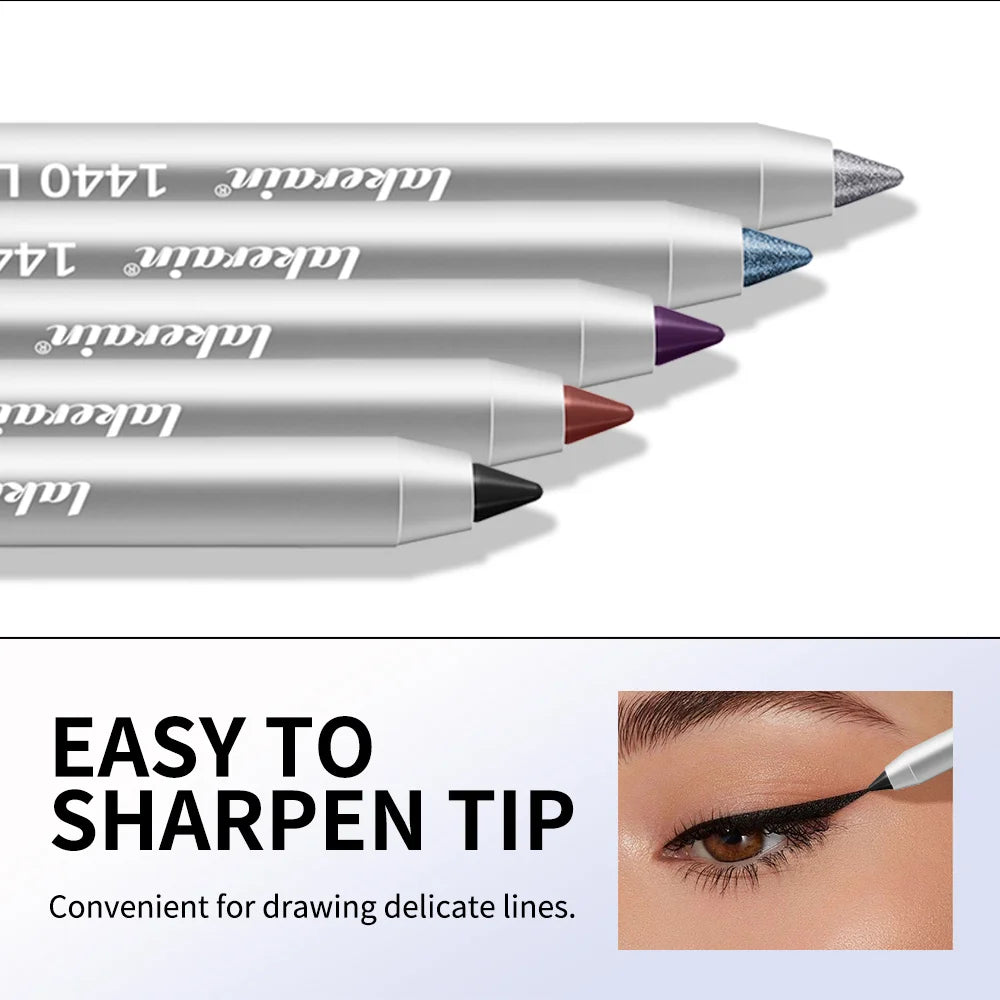 Waterproof Long-Lasting Smudge-Proof Eyeliner Pencil for All Day Wear - 4