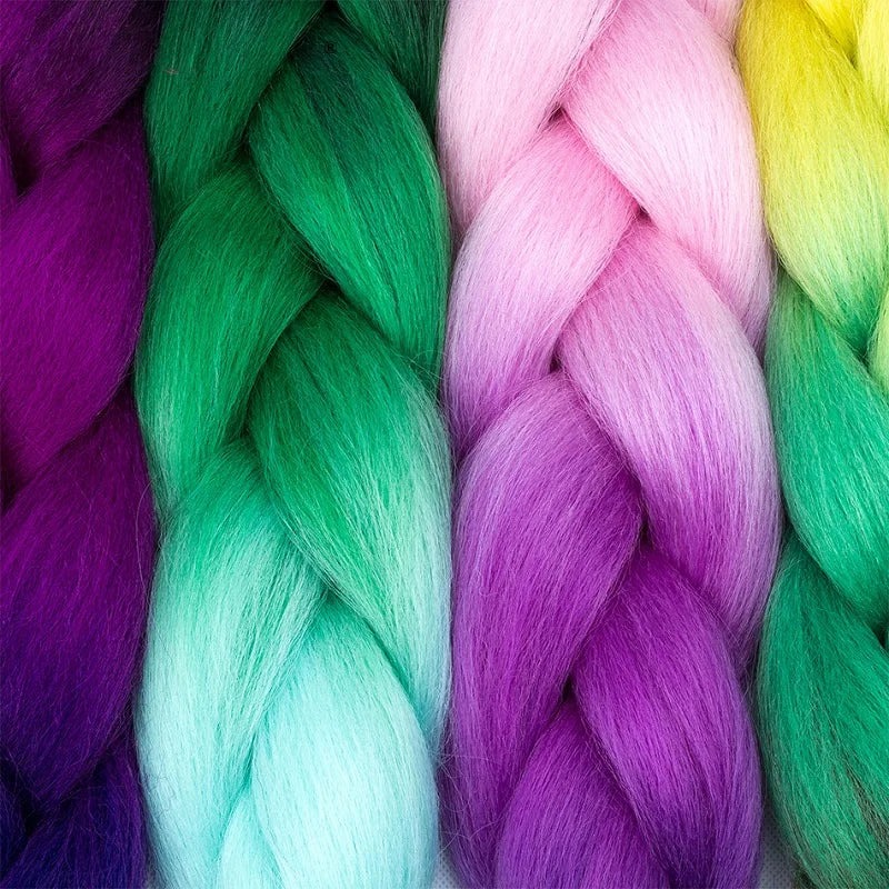 24-Inch Ombre Jumbo Braiding Hair Extensions - 5