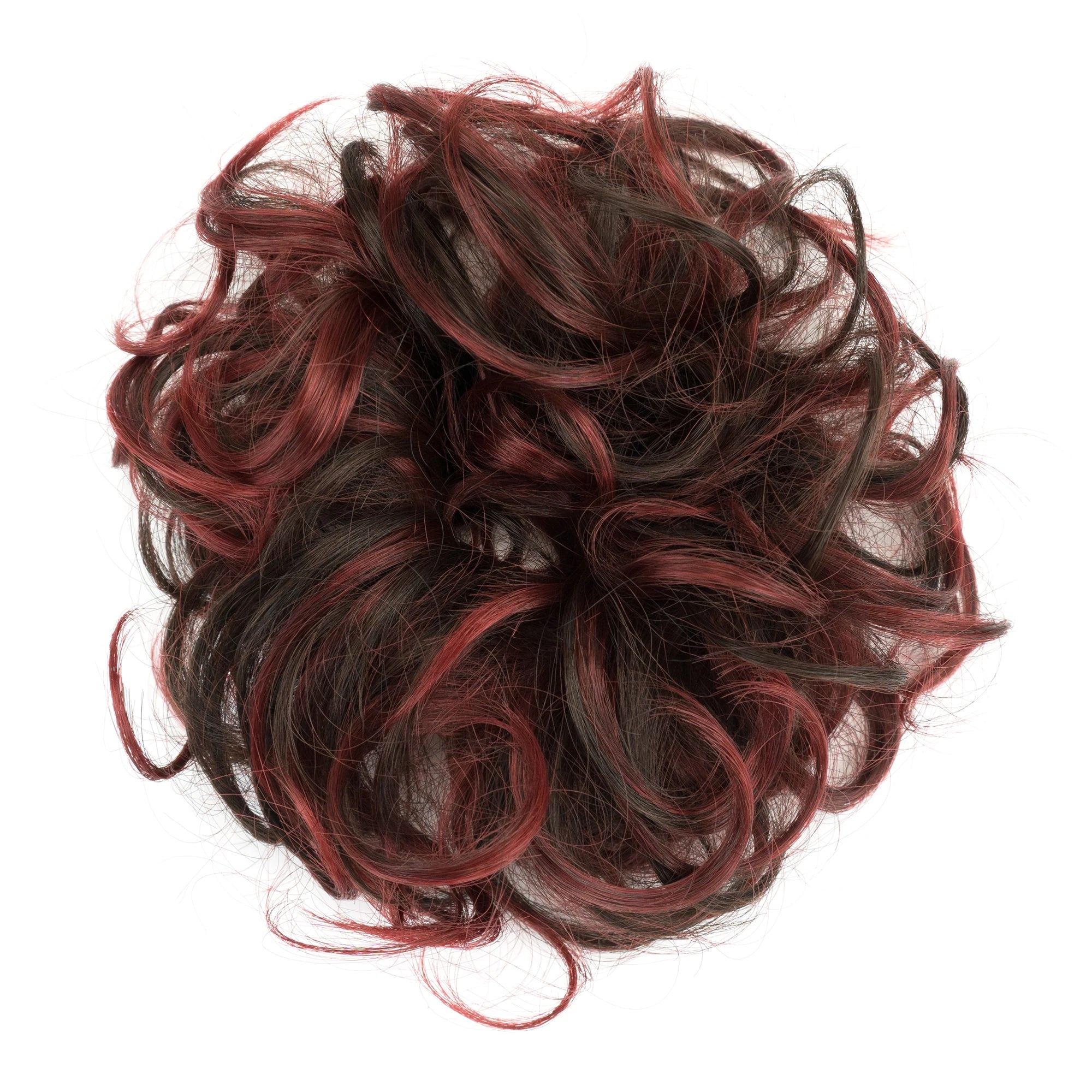 Messy Curly Hair Bun Scrunchie for Instant Volume and Elegant Updos - 8