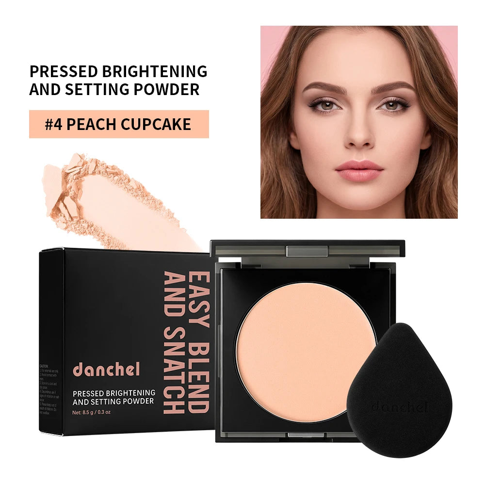 Oil Control Matte Pressed Powder for Flawless Long Lasting Face Makeup - 22