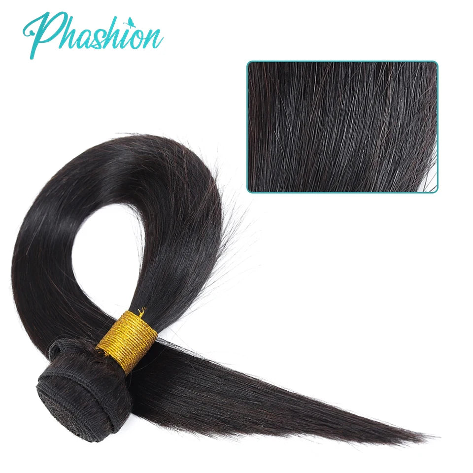 Straight Human Hair Bundles for Long Lasting Natural Style - 4