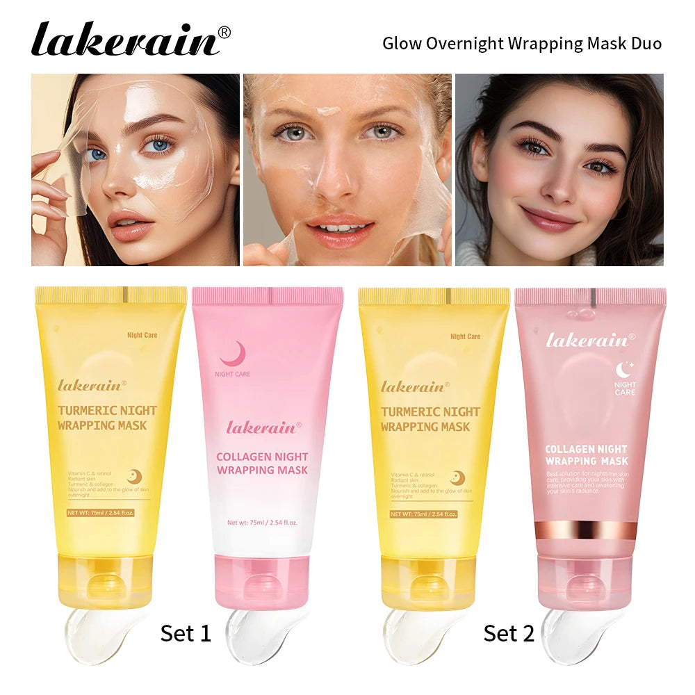 Overnight Hydrating and Firming Peel-Off Face Mask Duo Set - 1