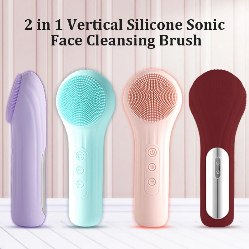 Electric Sonic Facial Cleansing Brush for Deep Pore Exfoliation and Massage - 6