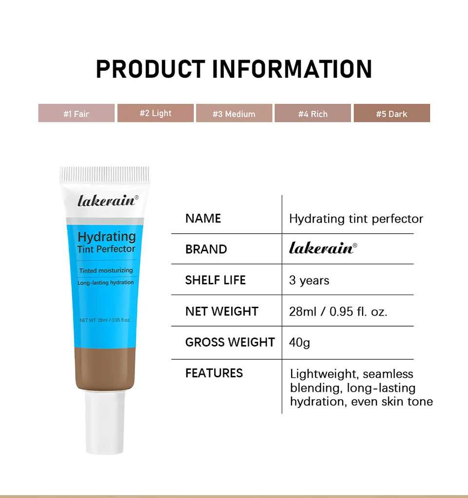 Hydrating Tinted Moisturizer for Flawless and Natural Skin Coverage - 15