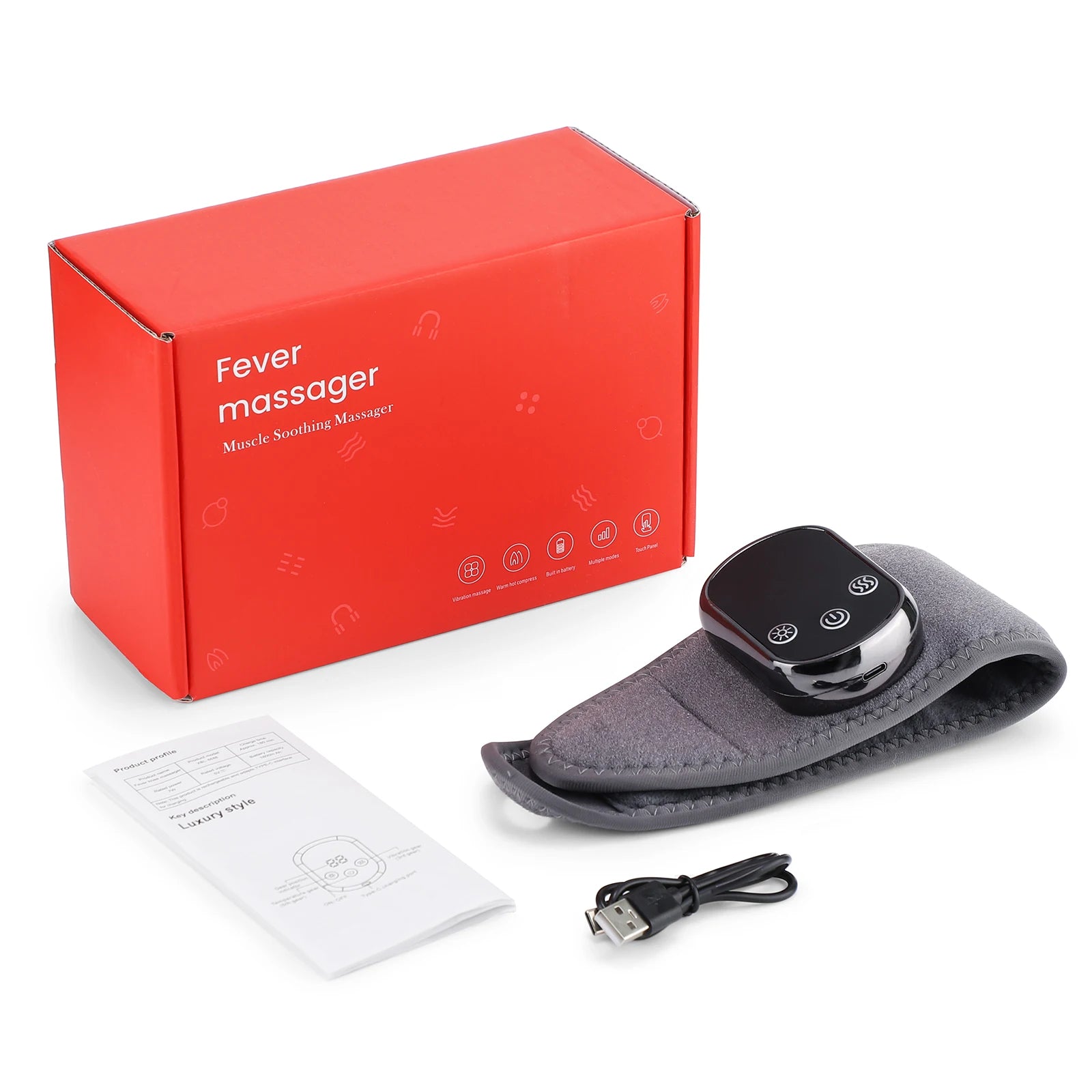 Heated Wrist Massager Wrap with Adjustable Vibration for Joint Pain Relief - 13