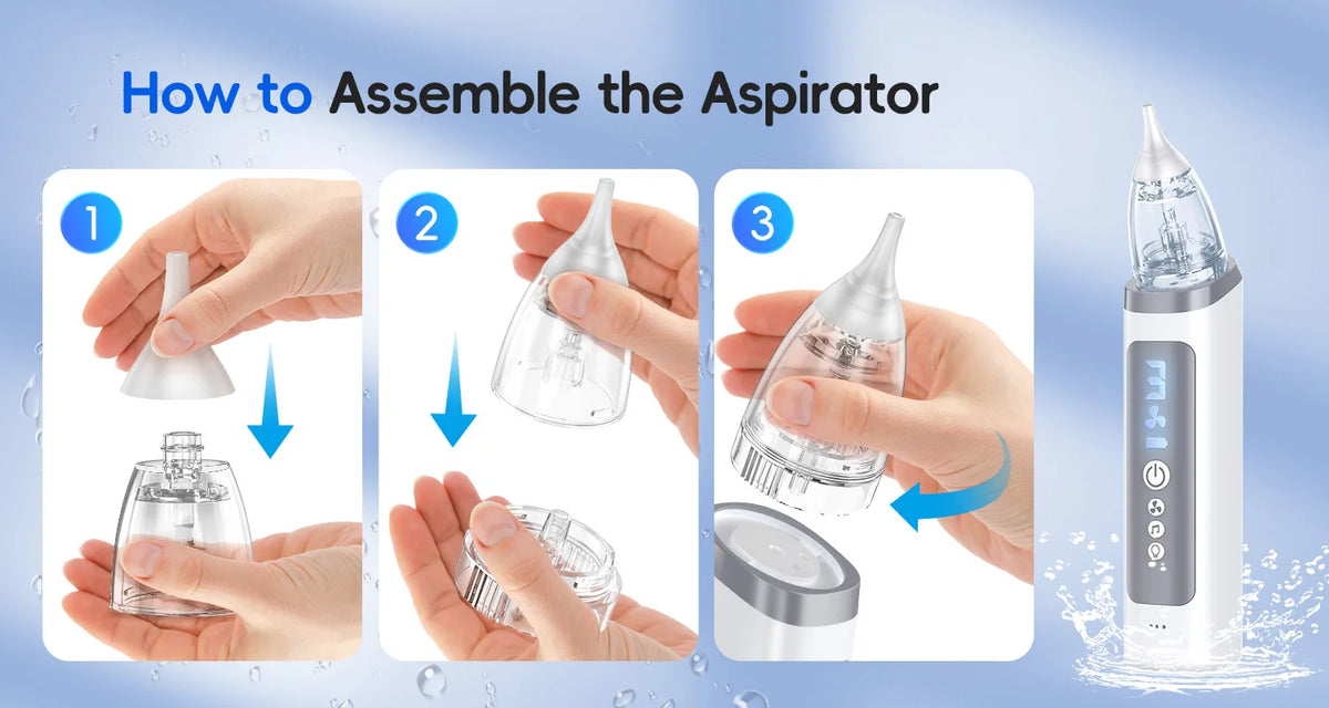 Electric Nasal Aspirator with Music and Adjustable Suction for Babies
