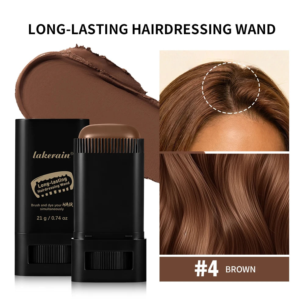 Instant Gray Hair Root Touch-Up Stick for Natural Color Coverage