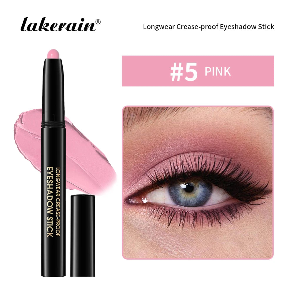 Longwear Waterproof Eyeshadow Pencil for All-Day Smudge-Proof Eye Makeup