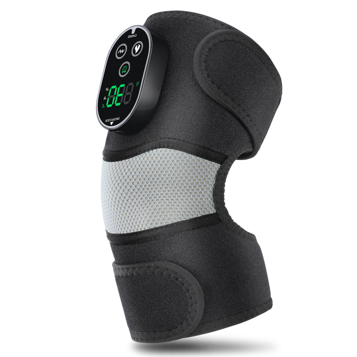 Heated Vibration Knee Massager Wrap for Joint Pain Relief and Recovery