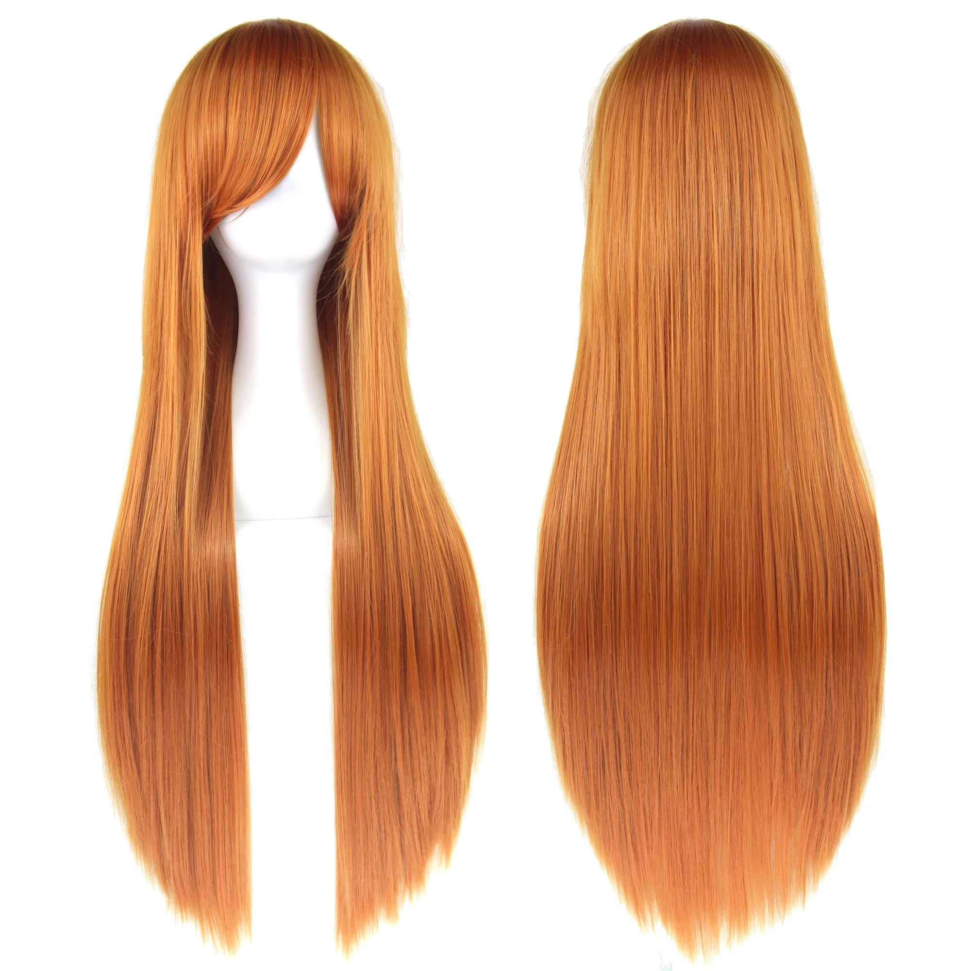Long Straight Amber Cosplay Wig for Anime Costumes - 2