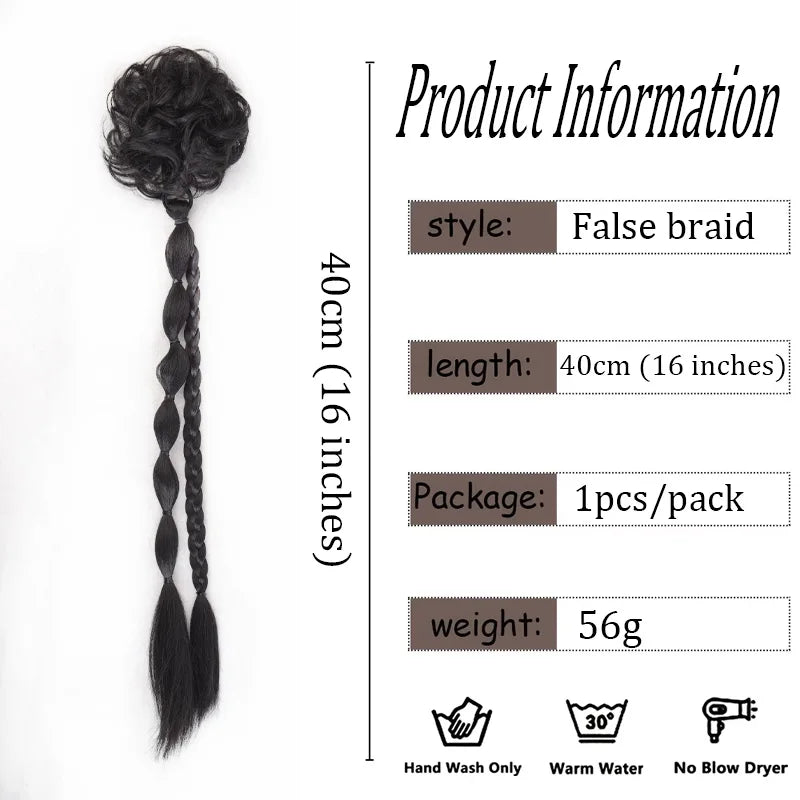 Bubble Braid Ponytail Hair Extension for Instant Volume - 4