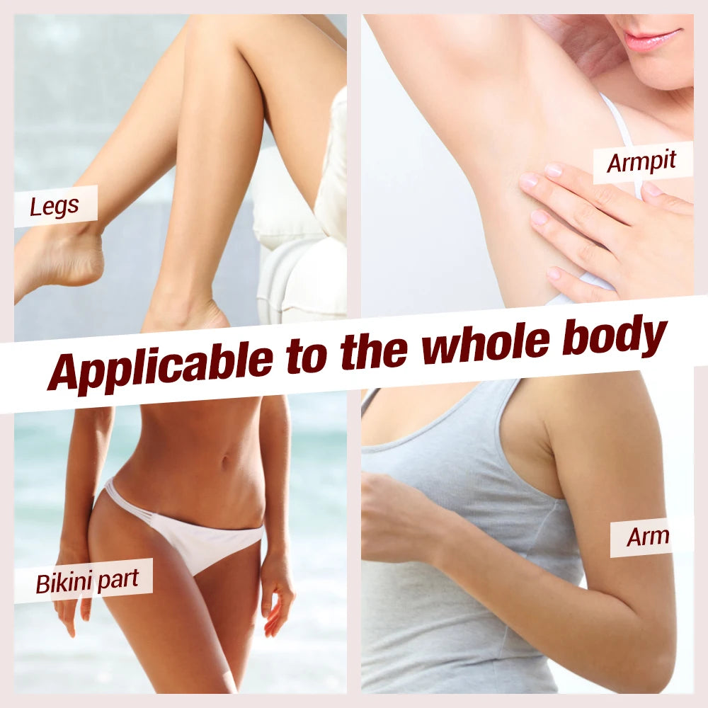 Compact 3-in-1 Electric Lady Shaver for Painless Full Body Hair Removal - 10