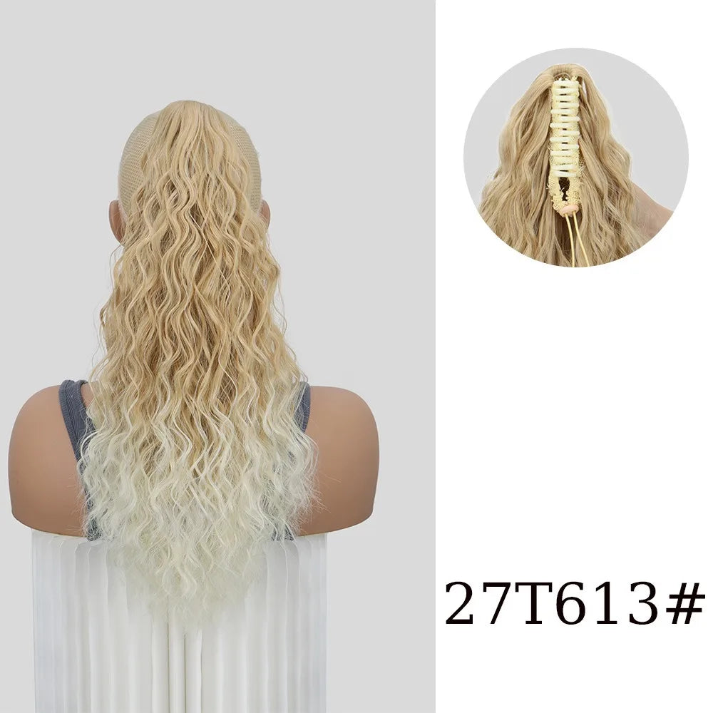20-Inch Curly Claw Clip Ponytail Hair Extension - 11