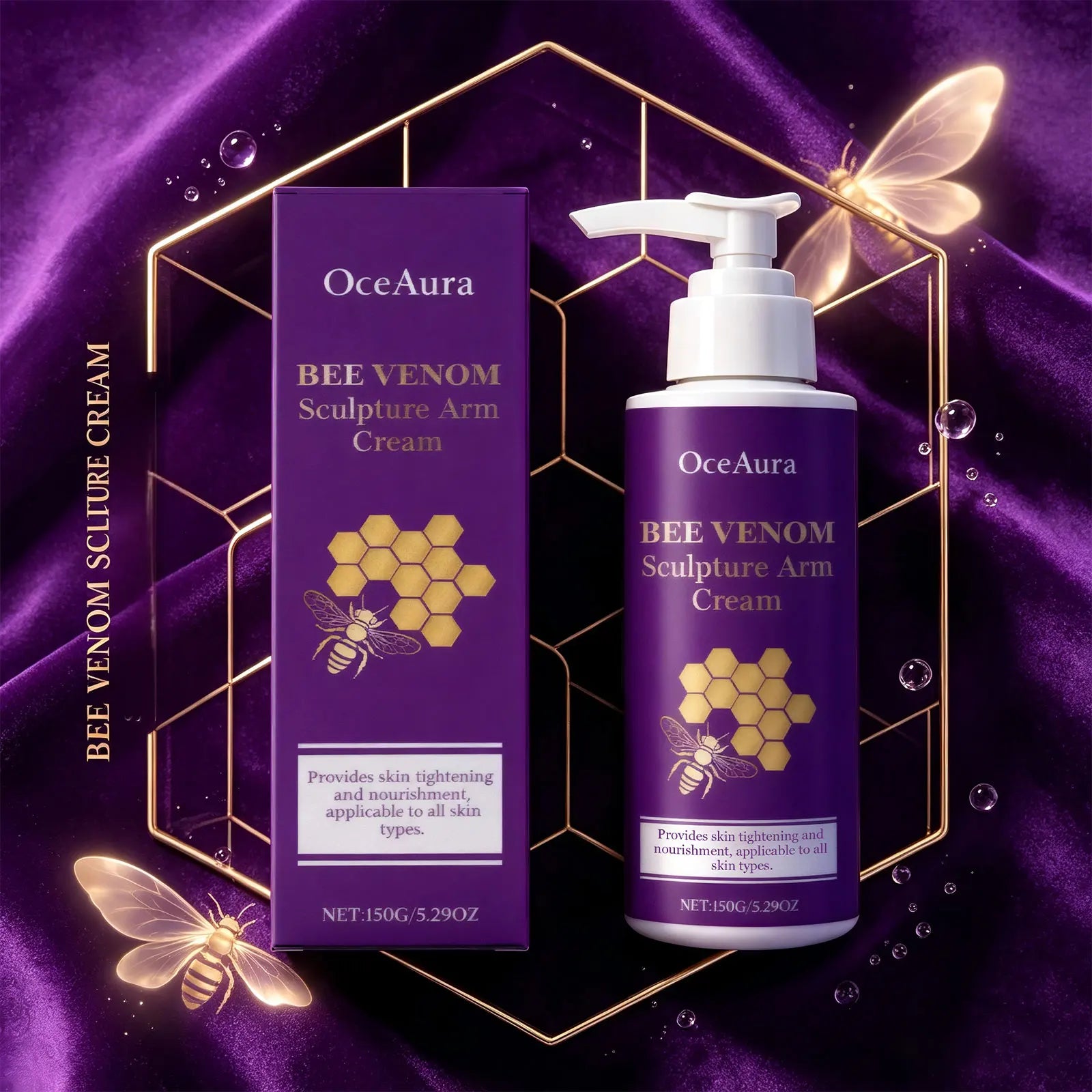 Bee Venom Sculpting and Firming Arm Cream for Sagging Skin - 2