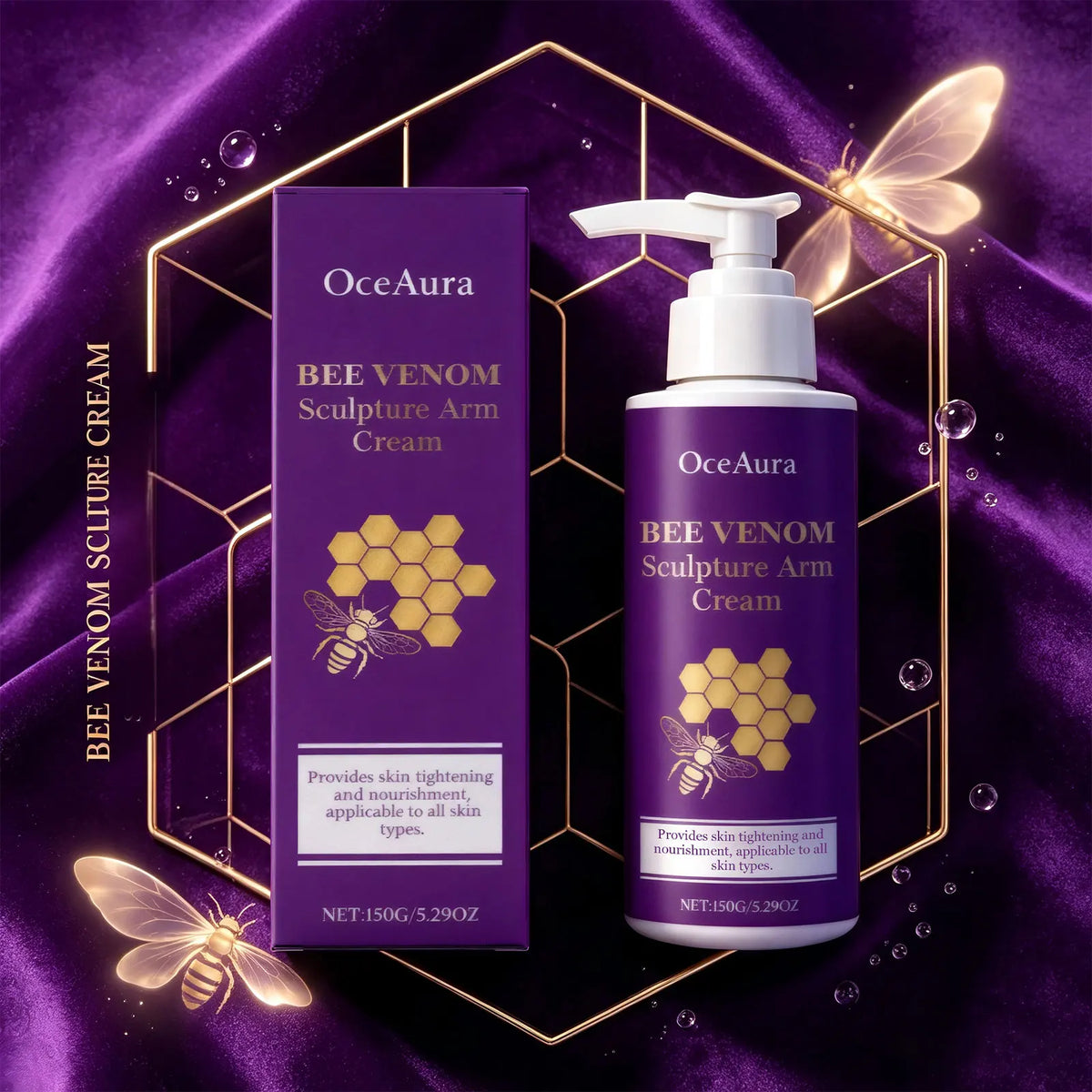 Bee Venom Sculpting and Firming Arm Cream for Sagging Skin