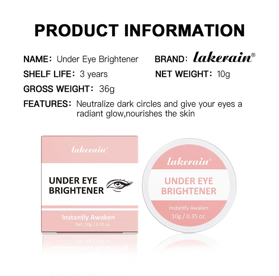 Hydrating Under Eye Brightener Cream for Dark Circles and Tired Eyes - 16