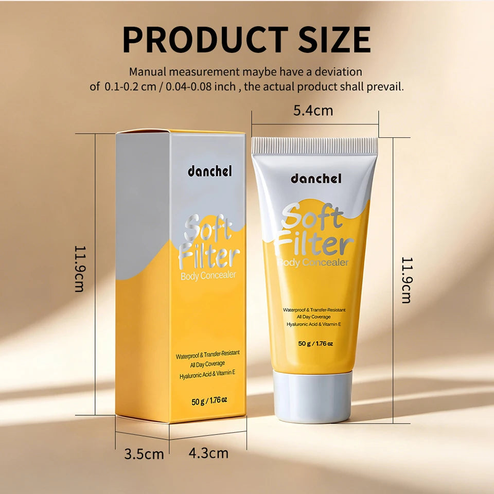 Waterproof Full Coverage Body Concealer for Scars Tattoos and Veins - 16