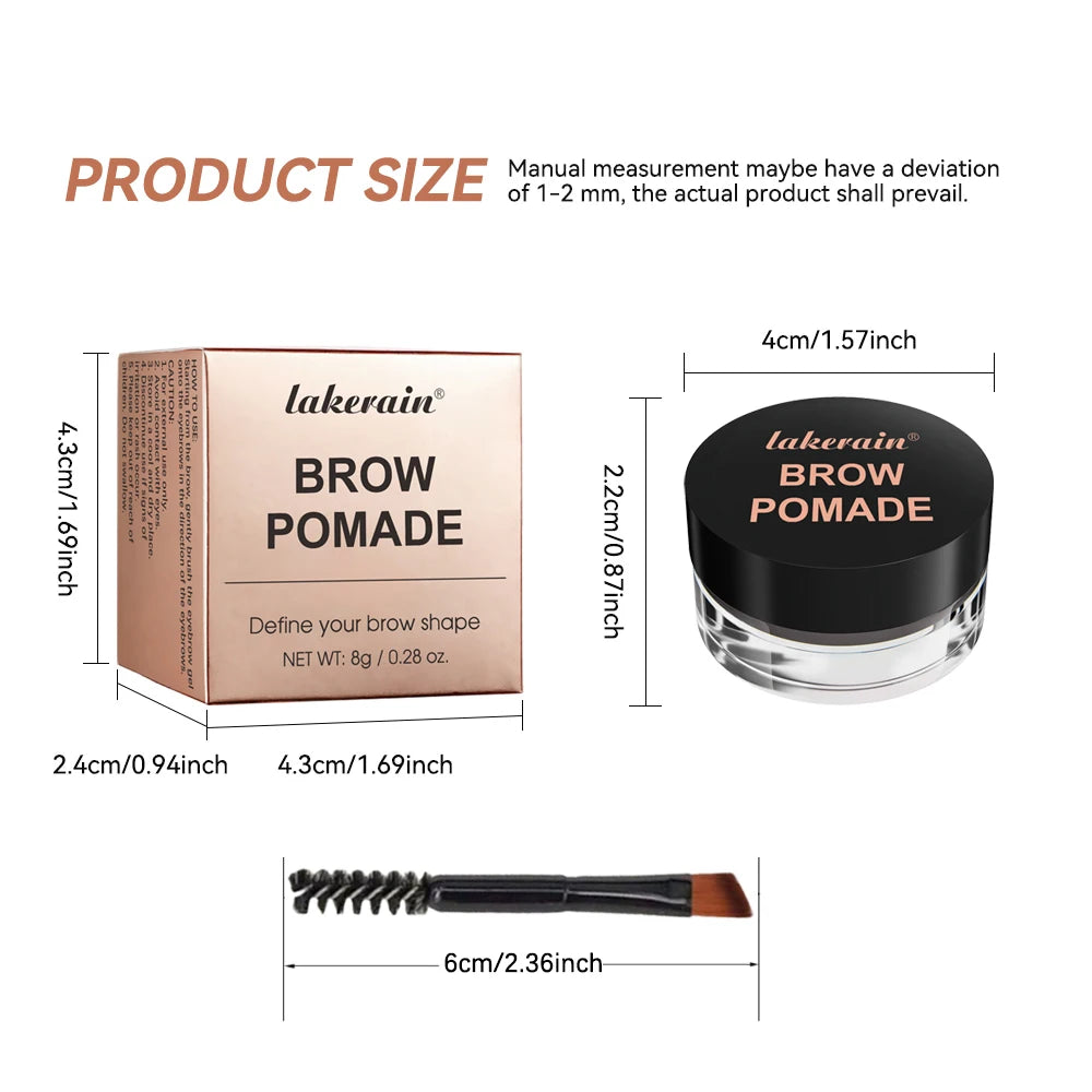 Waterproof Eyebrow Pomade for Long-Lasting Defined Brows