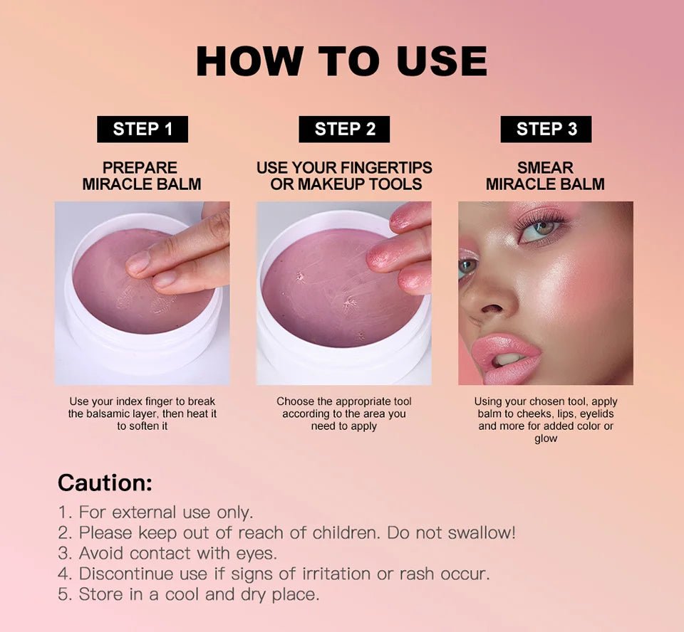 Multi-Purpose Cream Tint Balm for Cheeks Lips and Eyelids - 16