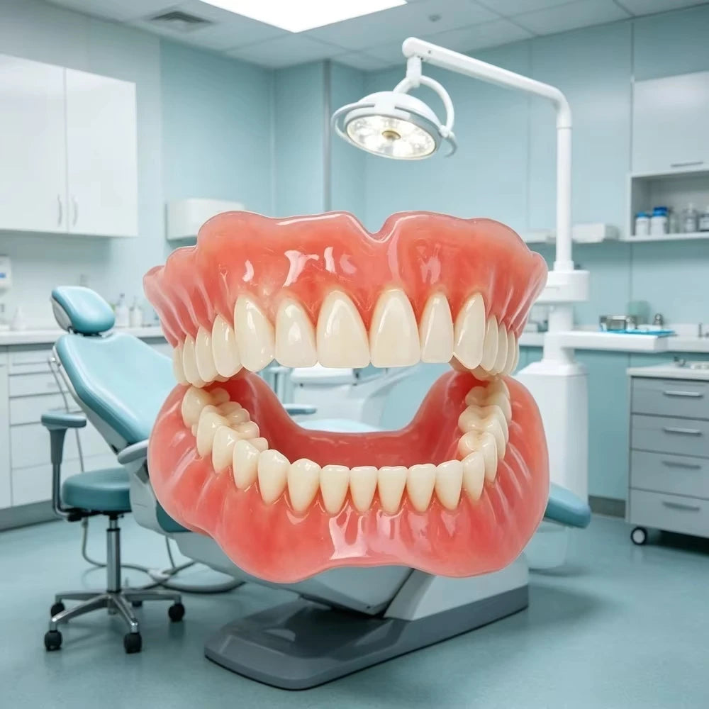 Comfort Fit Silicone Dentures for Instant Natural Smile and Oral Confidence