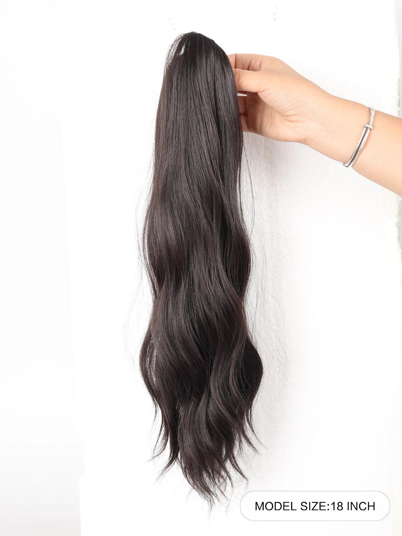 Wavy Curly Claw Clip Ponytail Hair Extension - 8