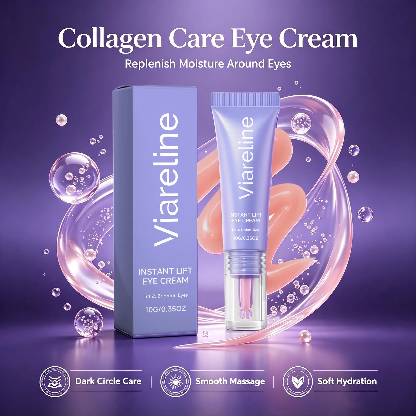 Collagen Eye Cream for Dark Circles and Fine Lines - 1