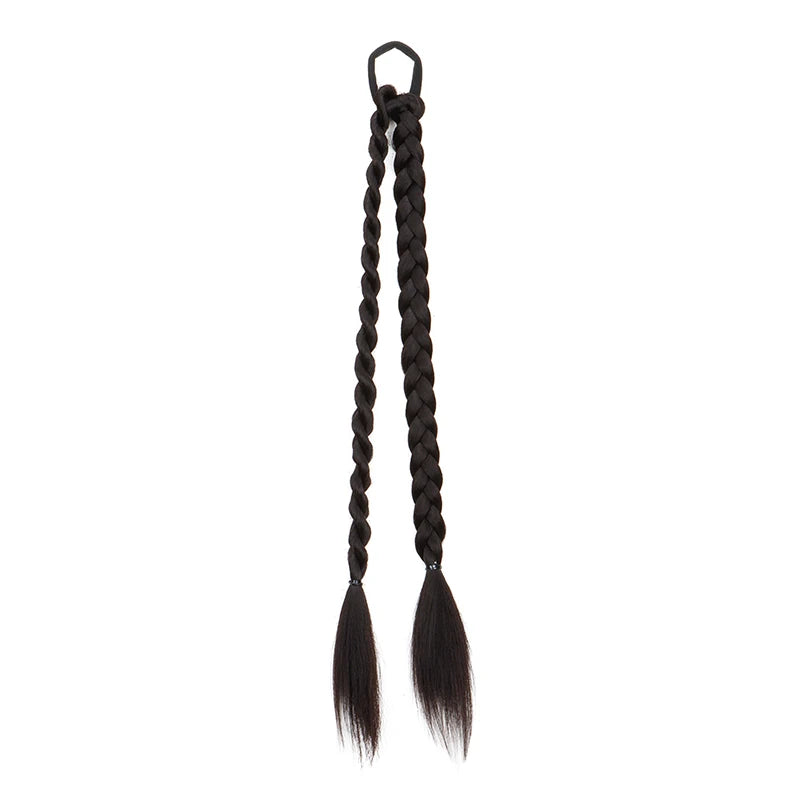 Synthetic Braided Hair Extensions Ponytail Holder for Women - 9