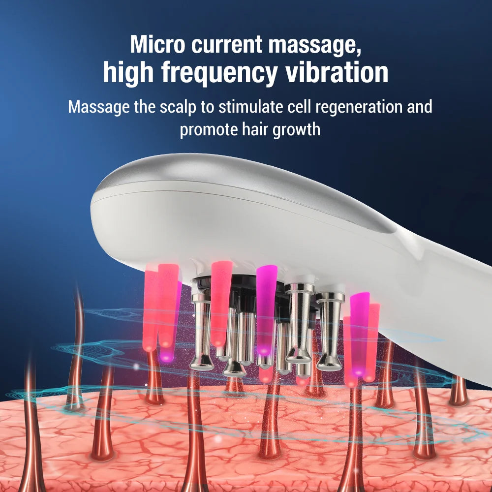 Electric EMS Scalp Massager and Hair Oil Applicator for Hair Growth - 3
