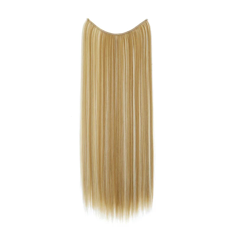 24-Inch Invisible Fishing Line Hair Extension for Instant Length
