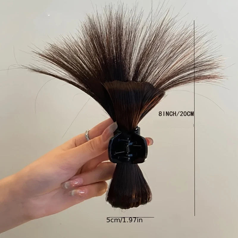 Synthetic Claw Clip Ponytail Hair Extension for Instant Volume - 4