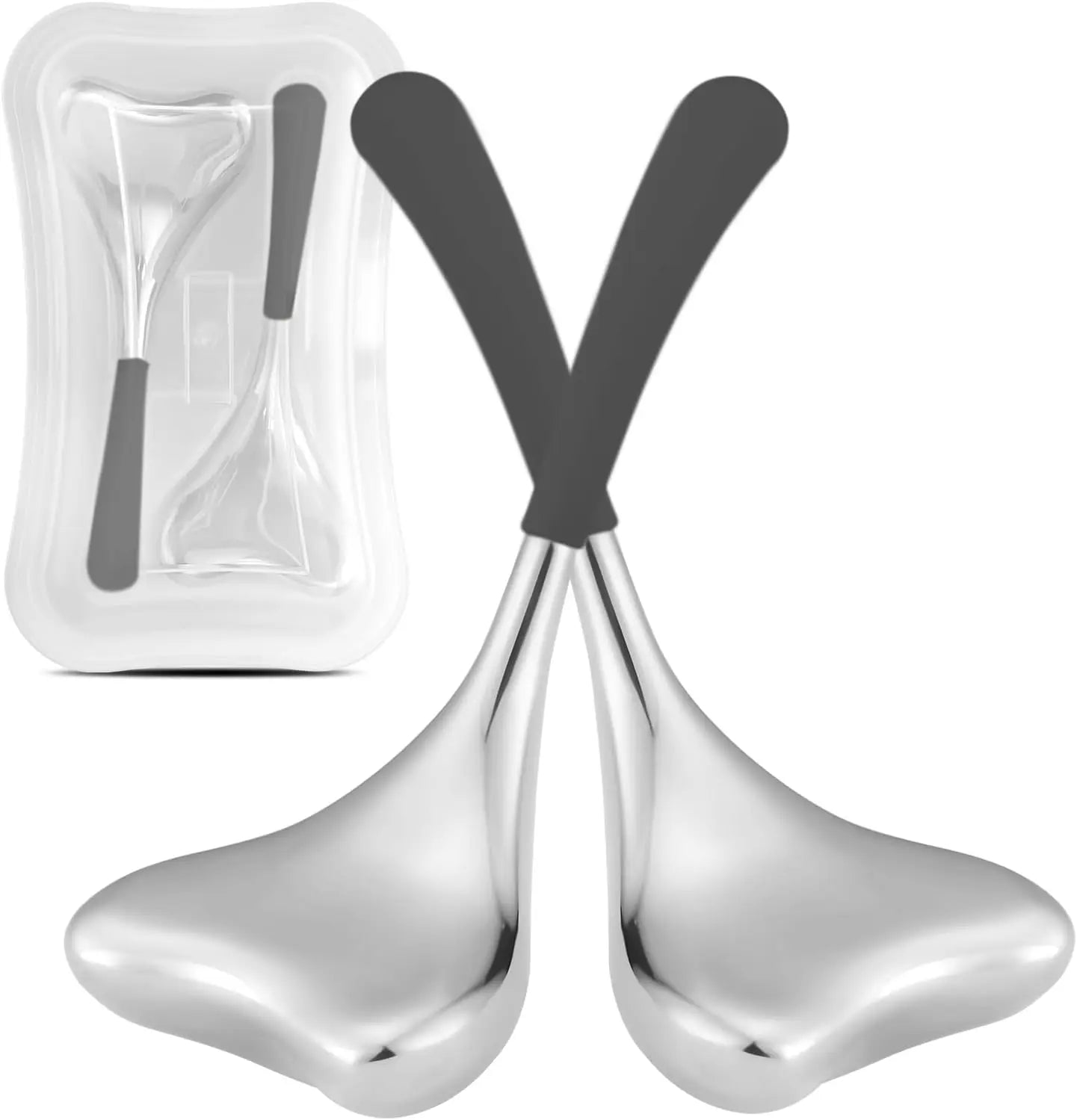 2-in-1 Stainless Steel Facial Cooling Cryo Sticks for Skin Tightening - 7