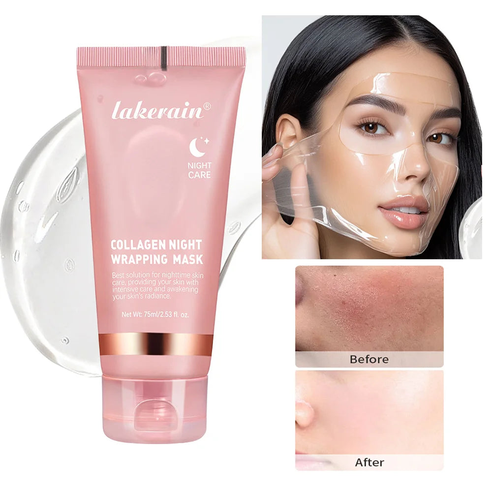Collagen Peel-Off Night Mask for Face Firming and Deep Hydration