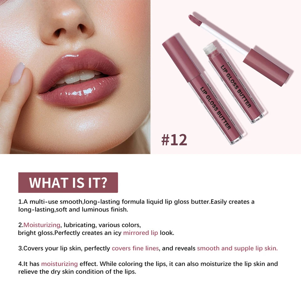 Hydrating Mirror-Finish Lip Gloss for Smooth and Plump Lips - 11