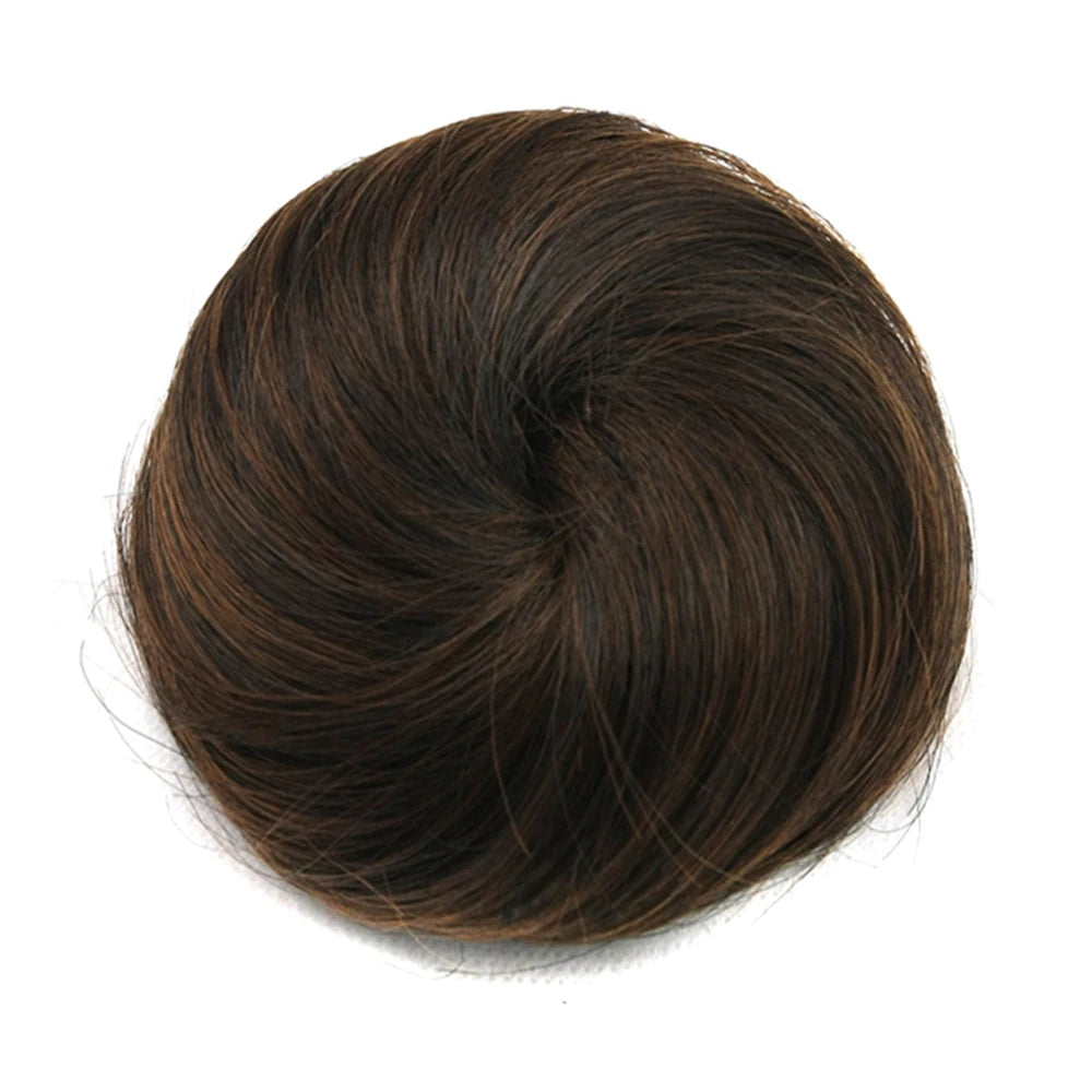 Adjustable Curly Hair Bun Scrunchie Extension for Instant Volume Updo - 8