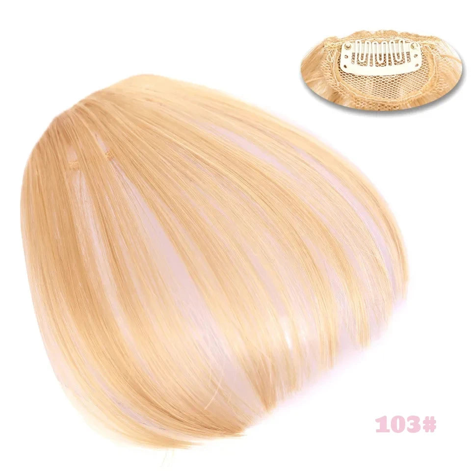 Clip In Air Bangs for Natural Hair Volumizing and Face Framing
