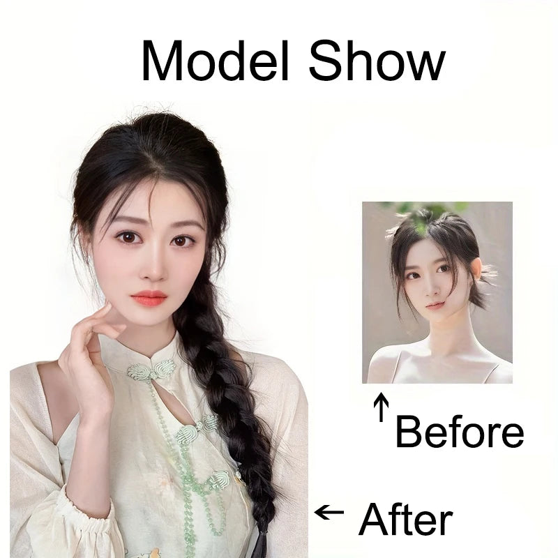 18-Inch Braided Ponytail Hair Extension for Stylish Looks