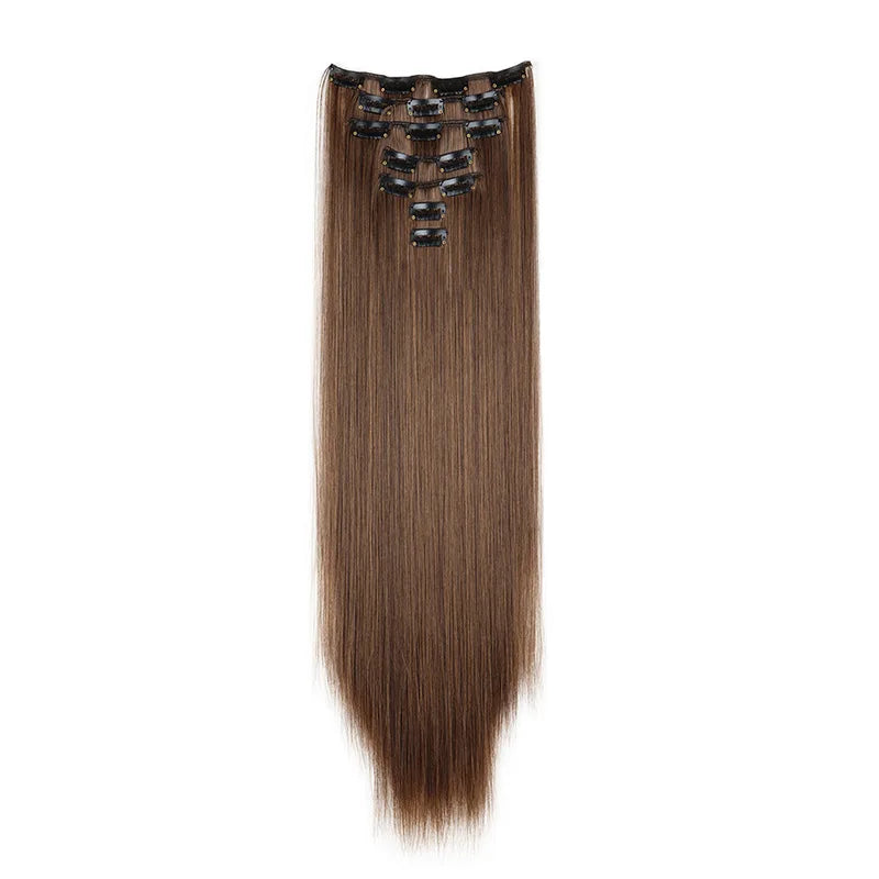Straight Clip-in Hair Extensions for Instant Length and Volume