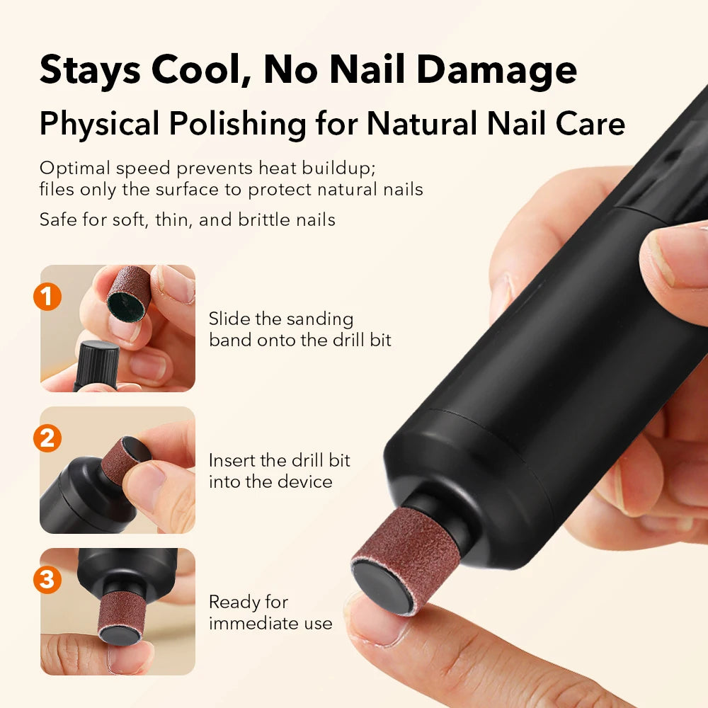 Electric Callus Remover and Professional Pedicure Foot File for Heels - 12