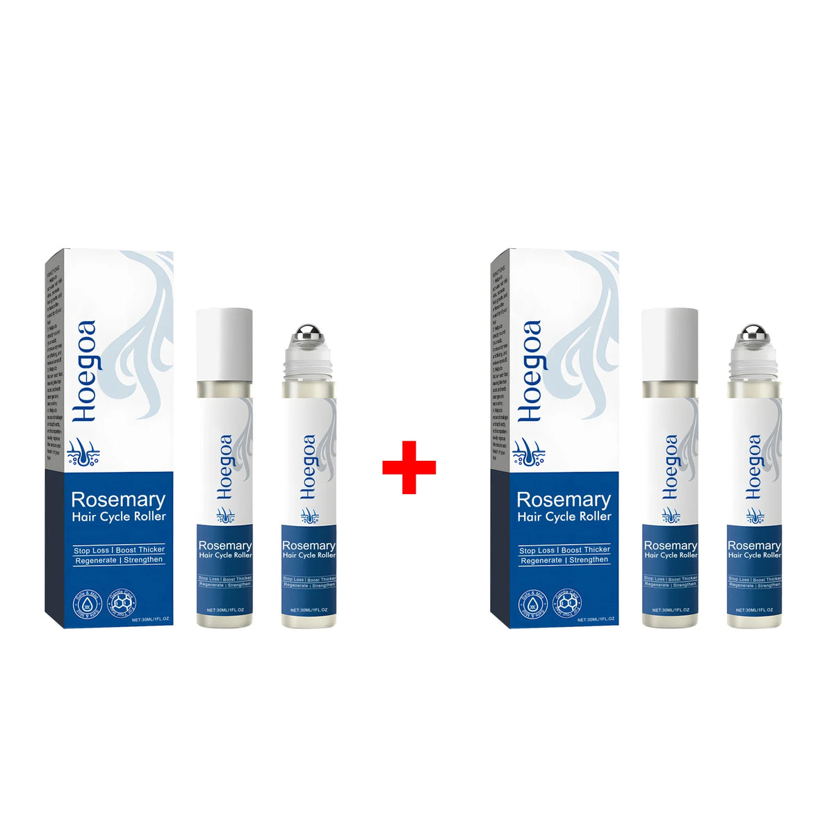 Rosemary Scalp Stimulating Roller Serum for Hair Growth and Thickness